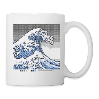 The Great Wave Off Knittingawa - Mug - white - Right