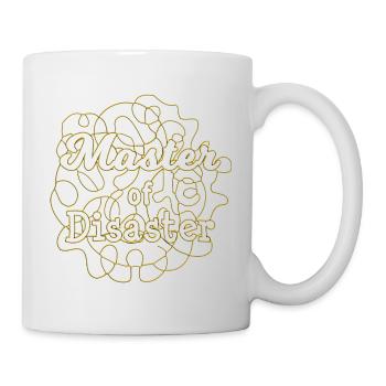 Master of disaster - Tasse - Weiß - Rechts