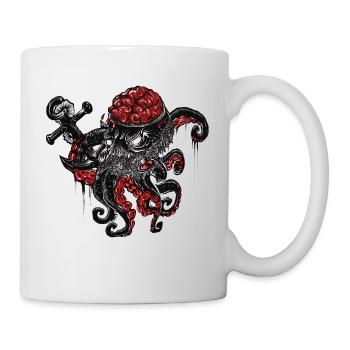 Oktopus - Tasse - Weiß - Rechts