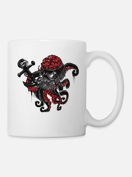 poulpe - Mug blanc - blanc