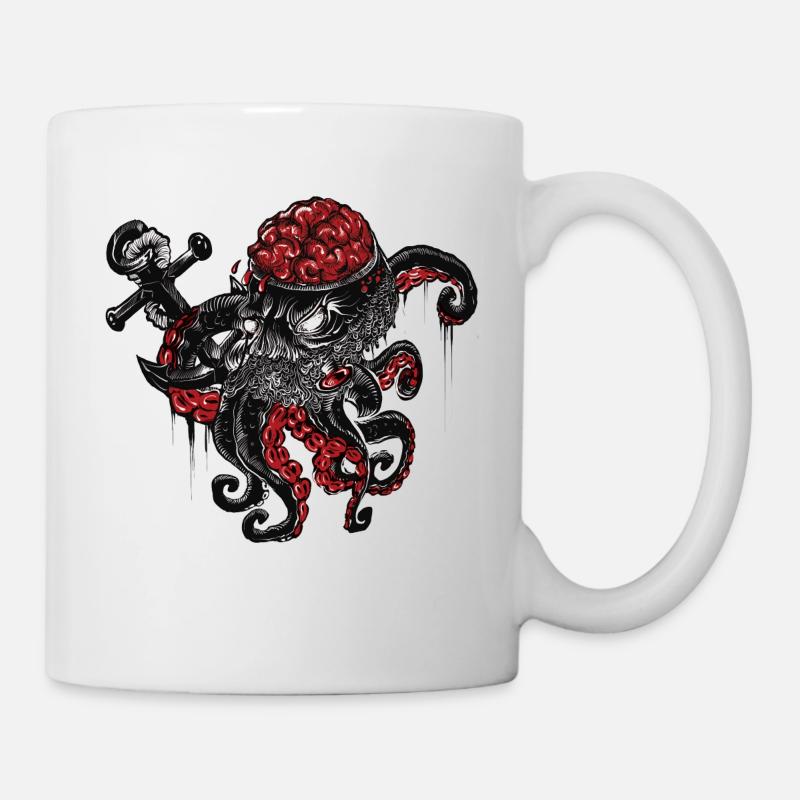 poulpe - Mug blanc - blanc