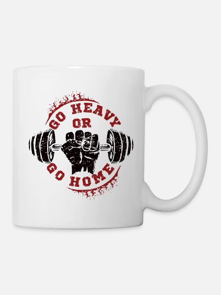 body building - Mug - white
