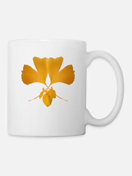 Ginkgo leaf - Mug - white