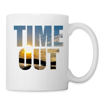 Time Out Auszeit - Tasse - Weiß - Rechts