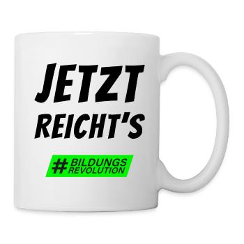 Statement "Enough is enough" #bildungsrevolution - Mug - white - Right
