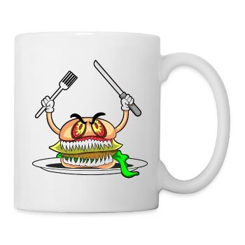 EVIL BURGER - Eat if you dare! - Tasse - Weiß - Rechts
