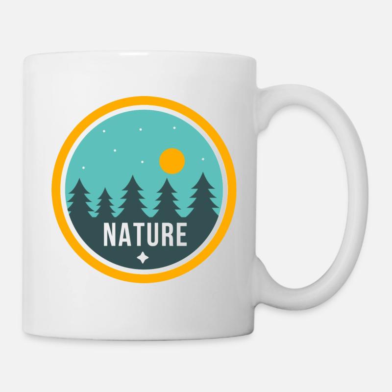 nature - Mug blanc - blanc