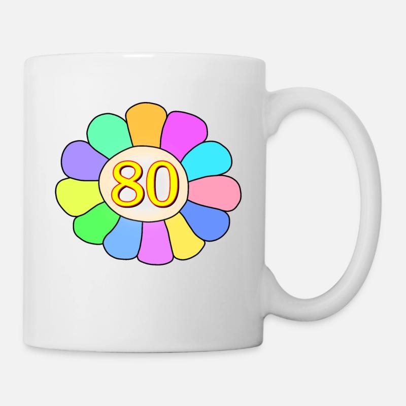 Birthday 80th birthday - Mug - white