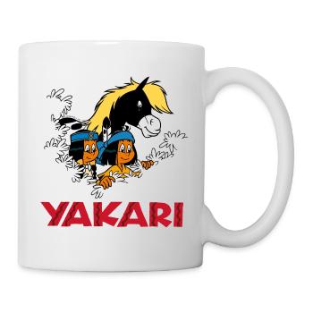 Yakari auf Entdeckungstour - Tasse - Weiß - Rechts