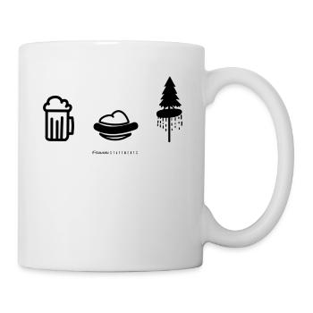 Kerwa Symbols Black Franken Statements - Mug blanc - blanc - Droite