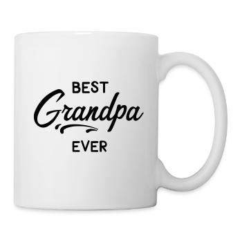 Meilleur cadeau de grand-père jamais grand-père petit-fils petite-fille Best G - Mug blanc - blanc - Droite