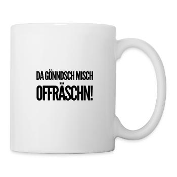 Sächsisch Sachse Sachsen Anhalt Osten Geschenkidee - Tasse - Weiß - Rechts