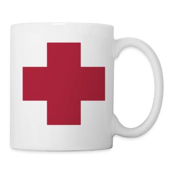 Croix - Mug blanc - blanc - Droite