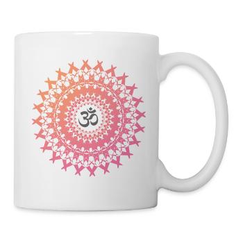Om Mandala - Yoga Meditation Hatha Kundalini Yin - Mug - white - Right