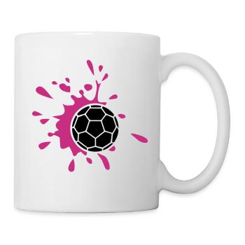 Handball - Tasse - Weiß - Rechts