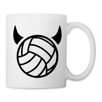 Volleyball - Tasse - Weiß - Rechts