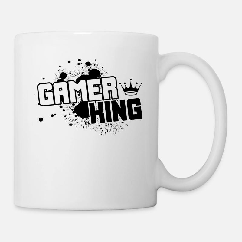 Gamer King - Mug blanc - blanc