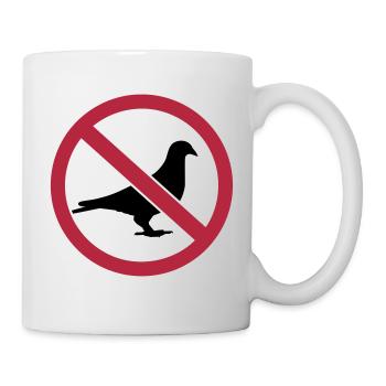 Pigeon - Mug blanc - blanc - Droite