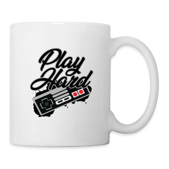 Jouer dur g / s - Mug blanc - blanc - Droite