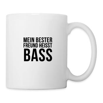 Techno Musik Bass | Technofestival Shirt Geschenk - Tasse - Weiß - Rechts