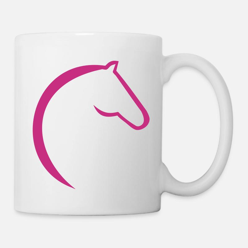Pferd - Tasse - Weiß