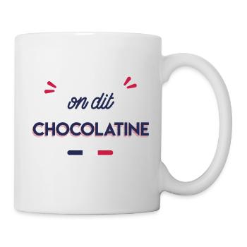 We say chocolatine - Mug - white - Right