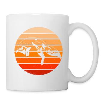 Idée cadeau montagnes de la forêt renard - Mug blanc - blanc - Droite