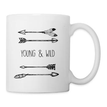 Arrows Young & Wild - Mug - white - Right