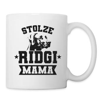 Stolze Ridgi Mama-Geschenk - Tasse - Weiß - Rechts