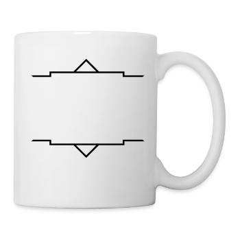 frame ornament (1c) - Tasse - Weiß - Rechts