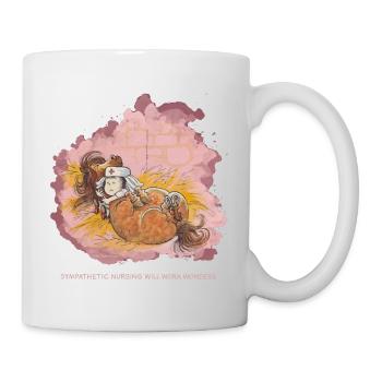 Thelwell - Pony is ill - Mug blanc - blanc - Droite