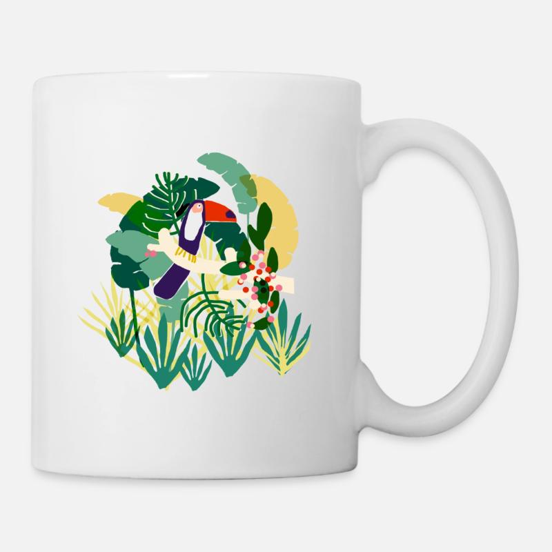 Tukan tropicool - Tasse - Weiß
