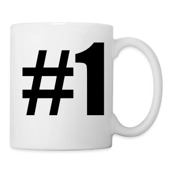 #1 - Tasse - Weiß - Rechts