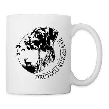 GERMAN SHORTHAIR Hunting Dogs Portait Dog Wilsigns - Mug - white - Right