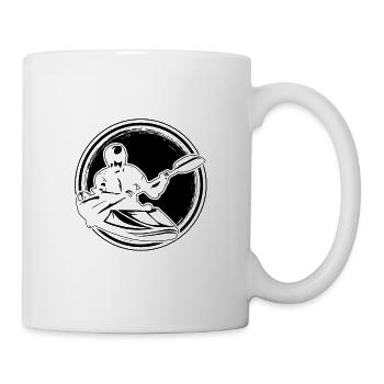 Kayak Canoe Paddling | Paddler white water gifts - Mug - white - Right
