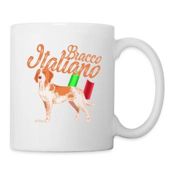 Bracco Italiano Flag 2 - Mug - white - Right