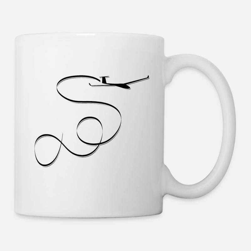 Idée cadeau planeur planeur - Mug blanc - blanc