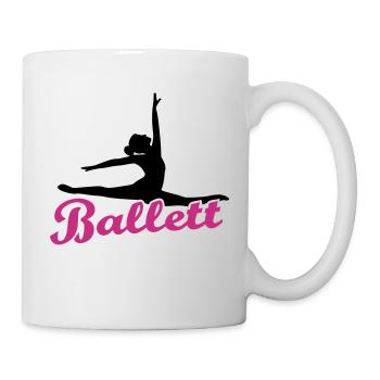 Ballett - Tasse - Weiß - Rechts