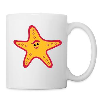 Étoile de mer - Mug blanc - blanc - Droite