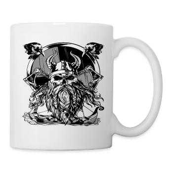 Odin Göttervater - Wikinger Geschenk - Tasse - Weiß - Rechts