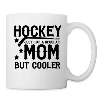 hockey mom - Mug - white - Right