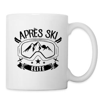 Apre Ski | Snowboard Snowboarder Ski Geschenkideen - Tasse - Weiß - Rechts
