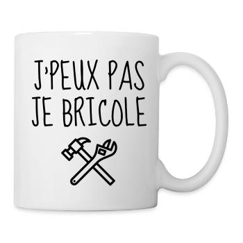 Outil / Réparer / Bricolage / Bricoleur - Mug blanc - blanc - Droite
