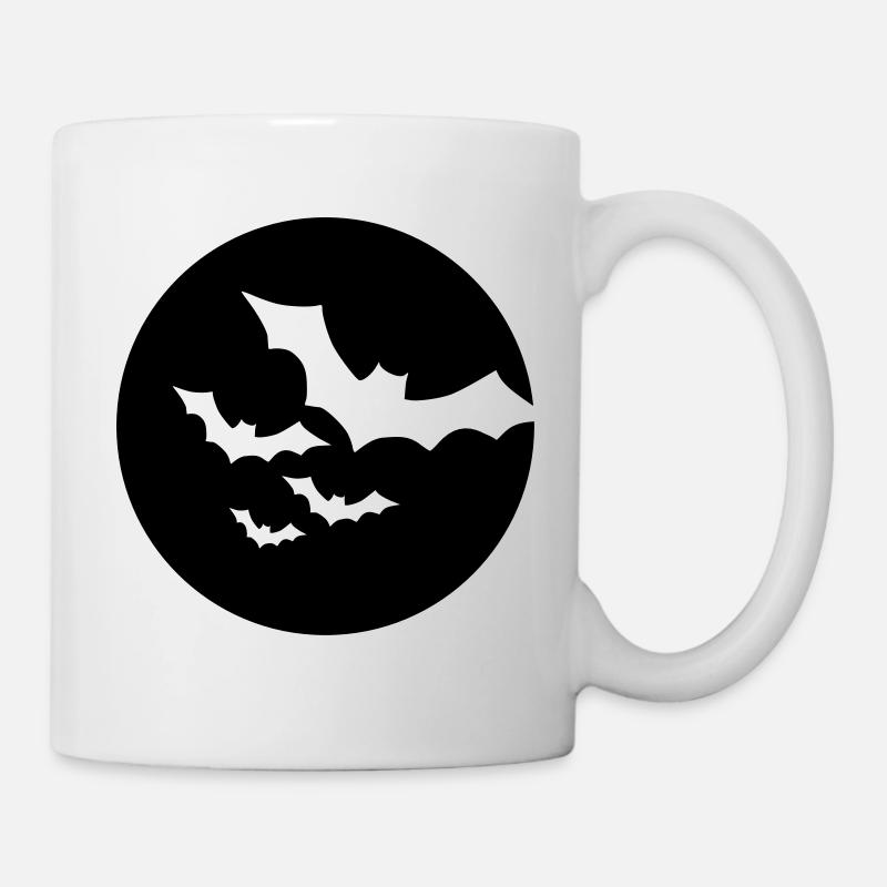 Fledermaus - Tasse - Weiß