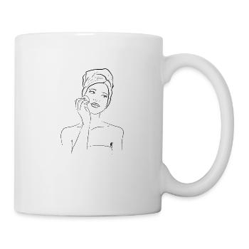 make-up, make-up, beauty, spa - Mug - white - Right