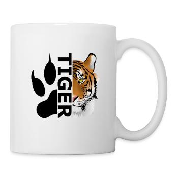Tigre - Mug blanc - blanc - Droite