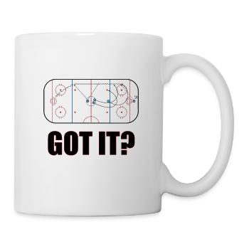 Eishockey | Sport Eishockey Spieler Fan Geschenke - Tasse - Weiß - Rechts