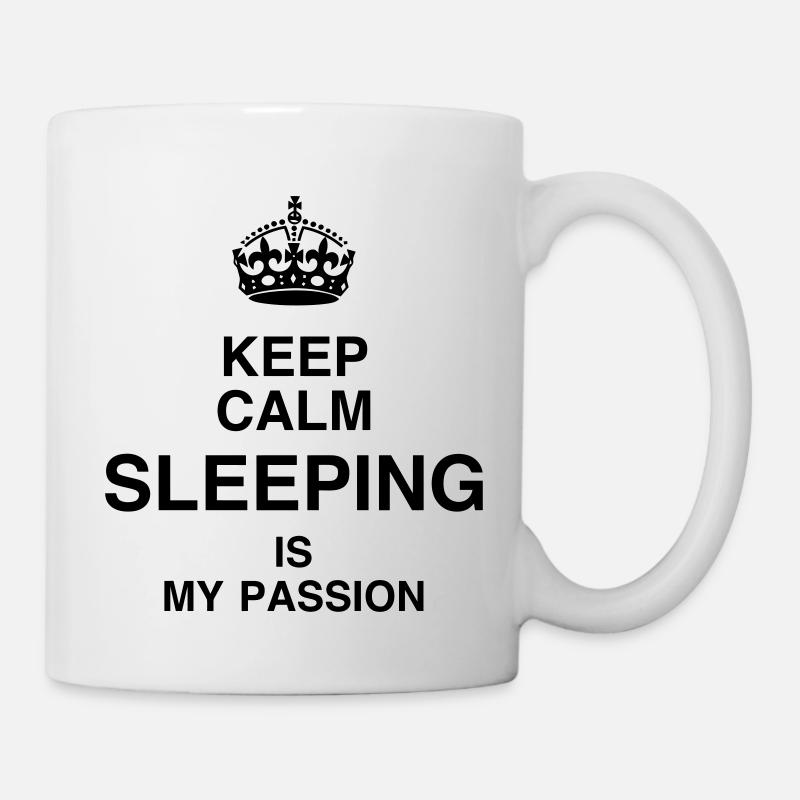 Schlaf / Schläfer / Müdigkeit / Rest - Tasse - Weiß