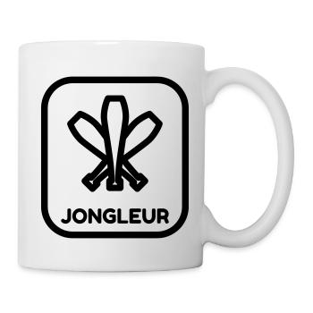 jongleur / jonglerie / jongleuse / cirque - Mug blanc - blanc - Droite