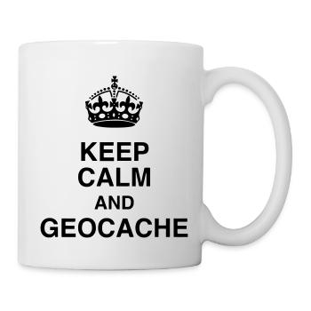 Geocaching / Geocacher / Compass / GPS - Mug - white - Right